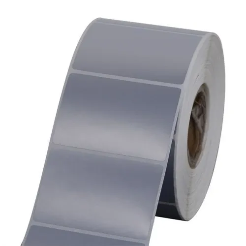 Silevr Polyester Barcode Label